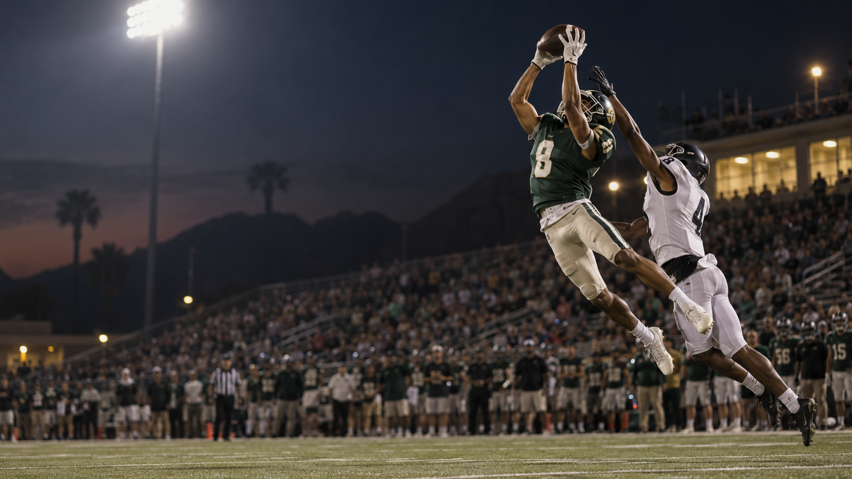 Football action — Above the Coverage